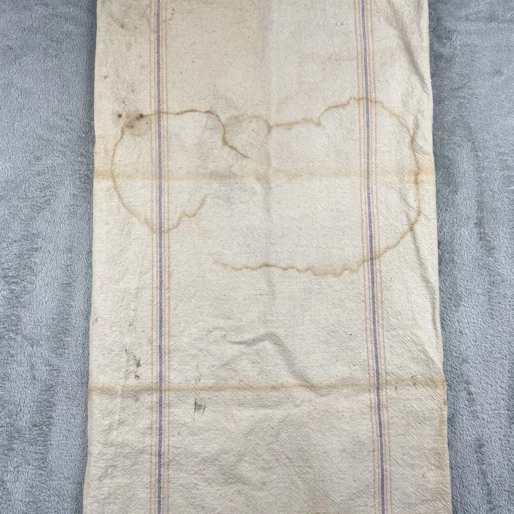 Vintage Bemis A Seamless Cloth Cotton Grain Feed Flour Sack Primitive Country